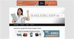 Desktop Screenshot of bundlesbilliger.de