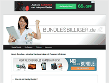 Tablet Screenshot of bundlesbilliger.de